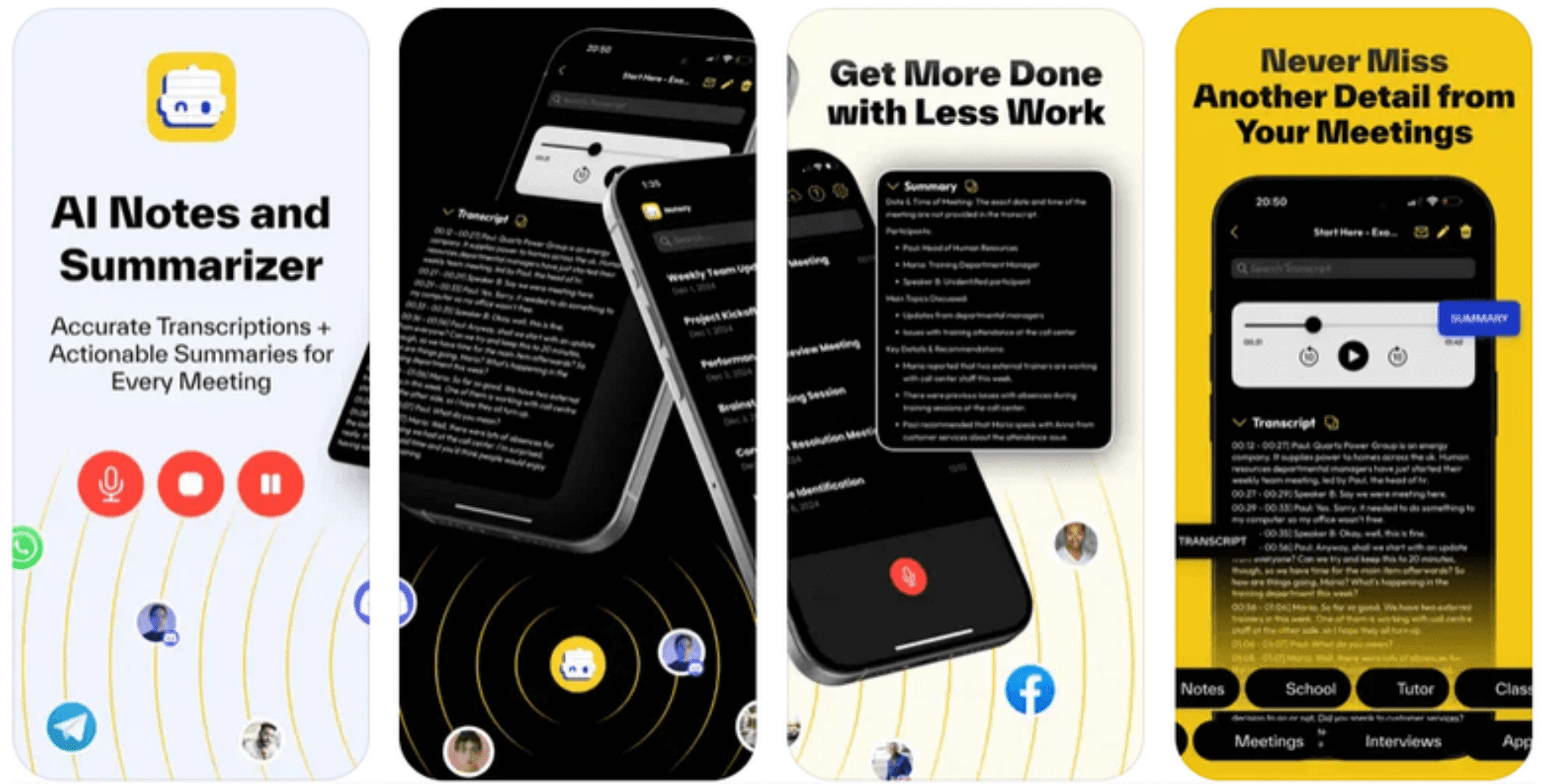 iOS App Giveaway: Notezy - AI Meeting Note Taker Lifetime