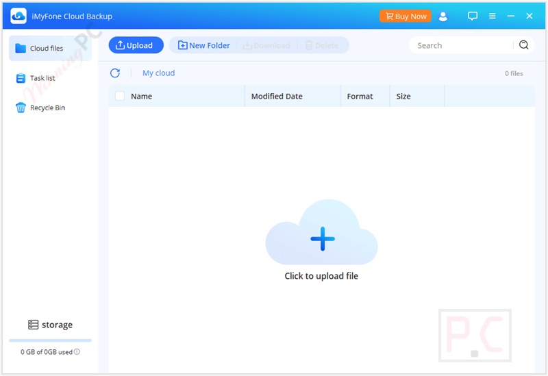 imyfone cloud backup main screenshot iMyFone Cloud Backup