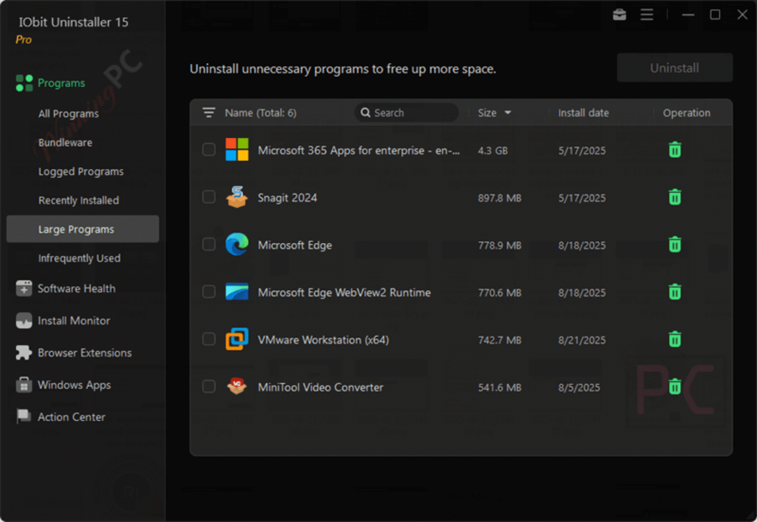 iobit-uninstaller-pro-15-main-screenshot