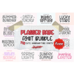 Planner Babe Font Bundle Giveaway Download