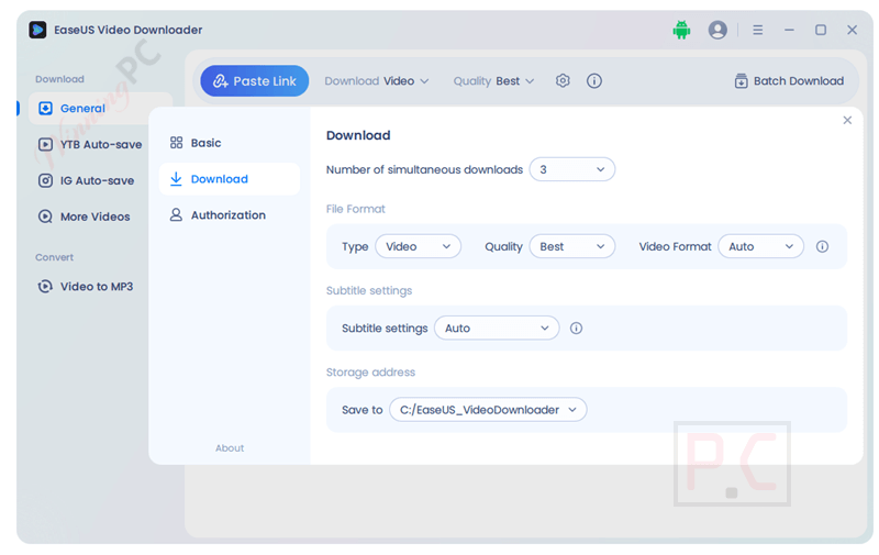 settings easeus video downloader settings easeus video downloader