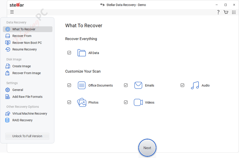 Stellar Toolkit for Data Recovery