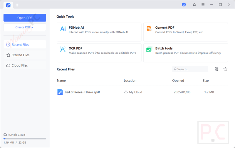 tenorshare pdnob main screenshot Tenorshare PDNob