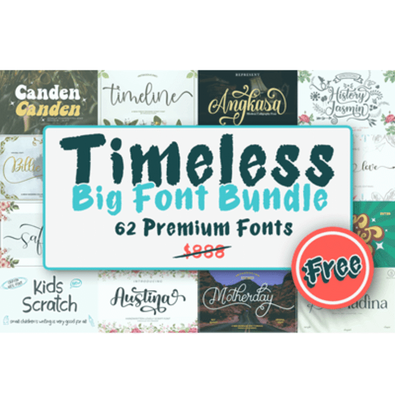 Timeless Big Font Bundle