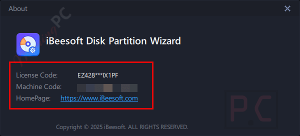 about ibeesoft disk partition wizard