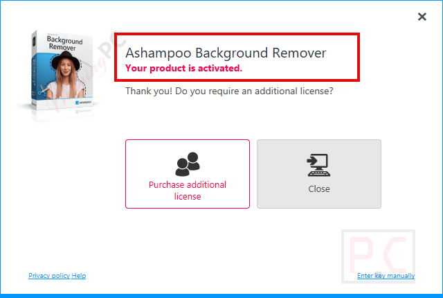 ashampoo background remover activated ashampoo background remover activated