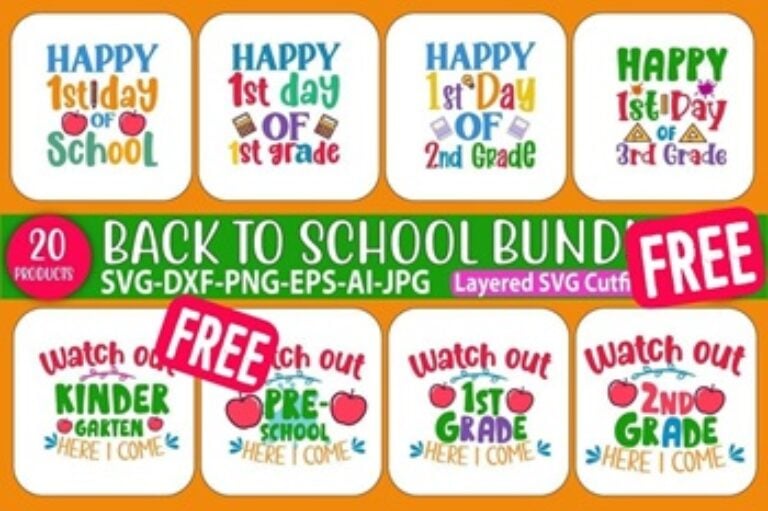 Back to School SVG Bundle