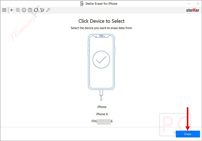 click device stellar eraser for iphone Stellar Eraser for iPhone