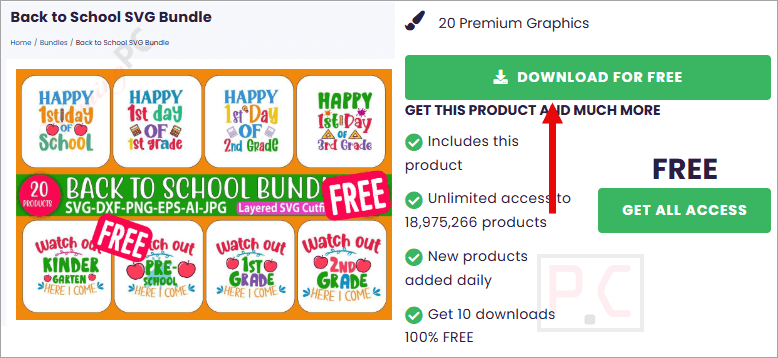 download back to school svg bundle
