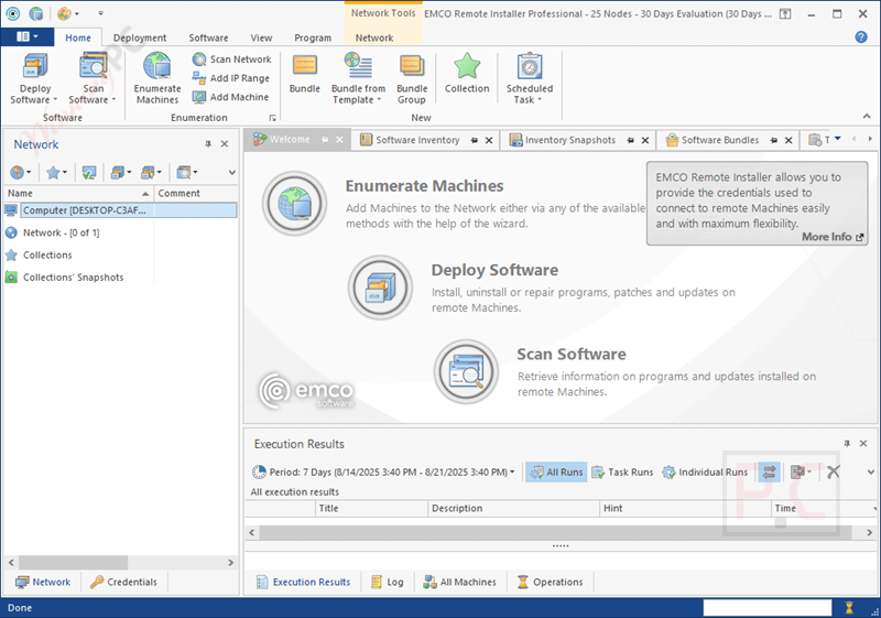 emco remote installer professional main screenshot coupon EMCO Remote Installer Professional