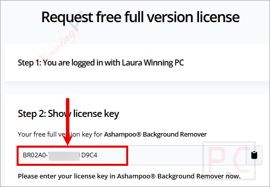 get ashampoo background remover code get ashampoo background remover code
