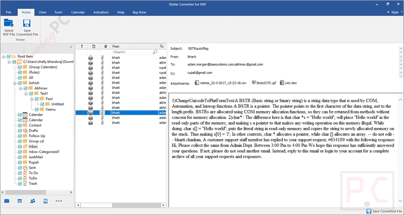 preview stellar converter for nsf
