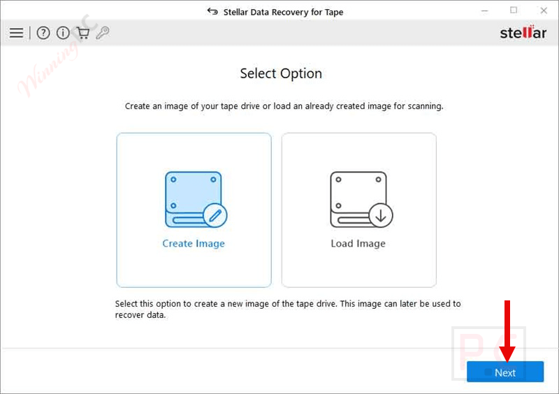 stellar data recovery for tape main screenshot Stellar Data Recovery for Tape