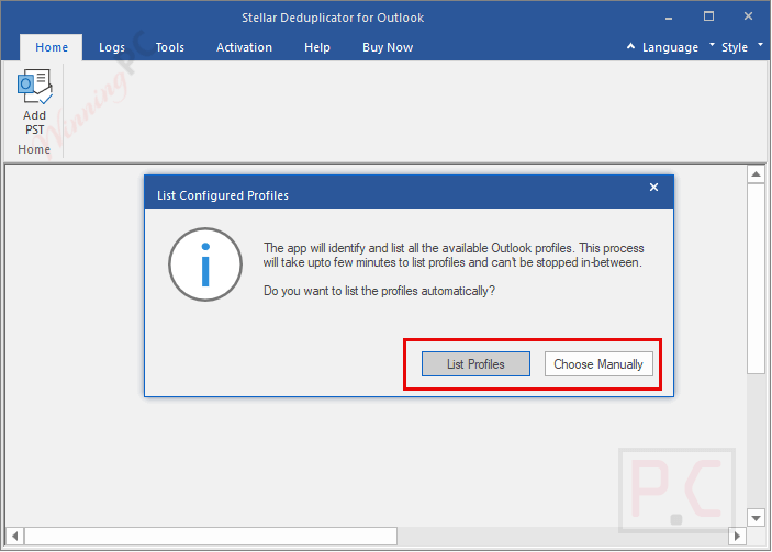 Stellar Deduplicator for Outlook
