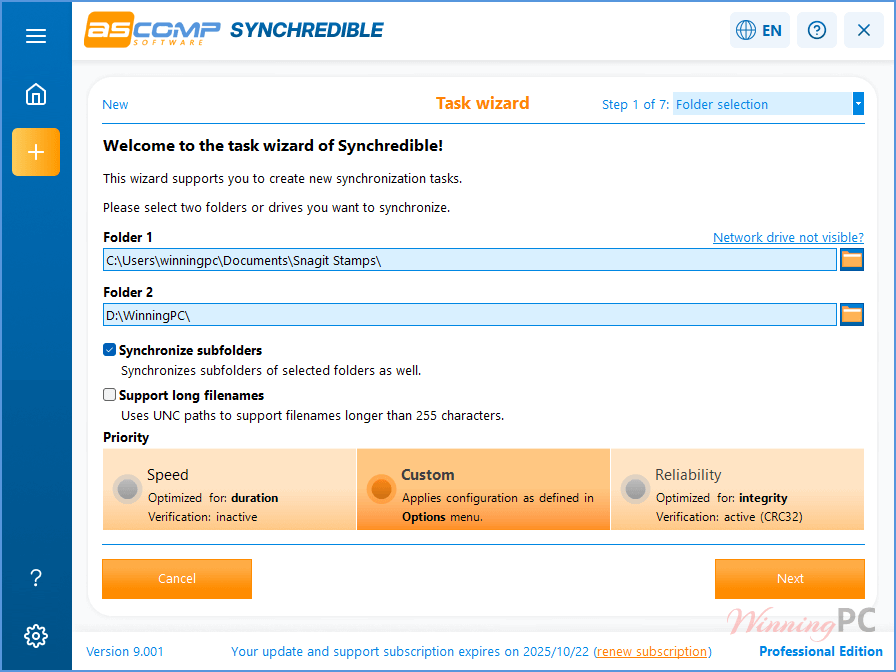 ascomp synchredible pro add new task ascomp synchredible pro add new task