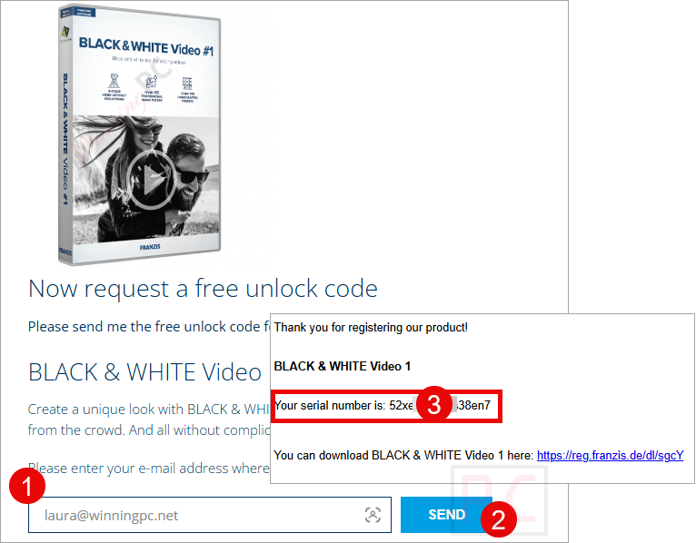 get franzis black white video code get franzis black white video code