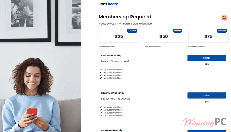premiumpress job board theme membership