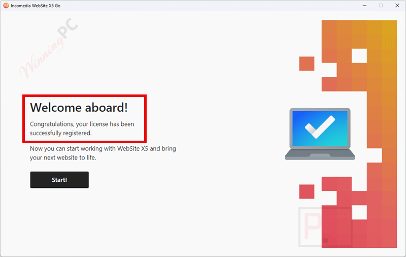 website x5 go successfully registered free website x5 go successfully registered free
