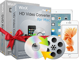 (WinX DVD Ripper for Mac + WinX HD Video Converter for Mac) Bundle