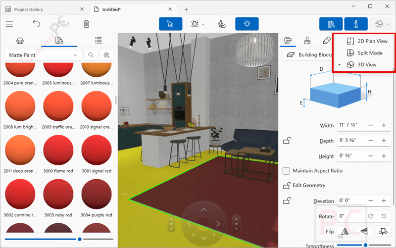 3d view live home 3d