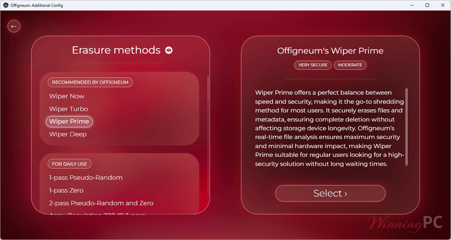 ambeteco offigneum erasure methods