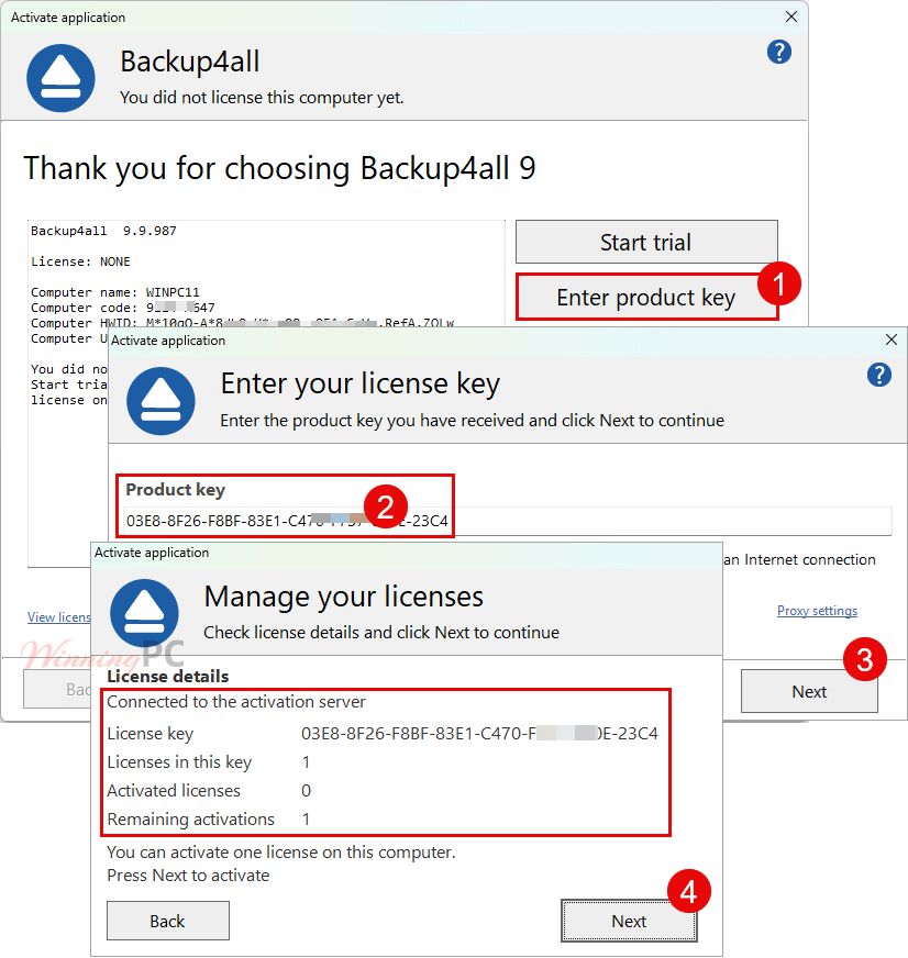 backup4all lite enter product key backup4all lite enter product key
