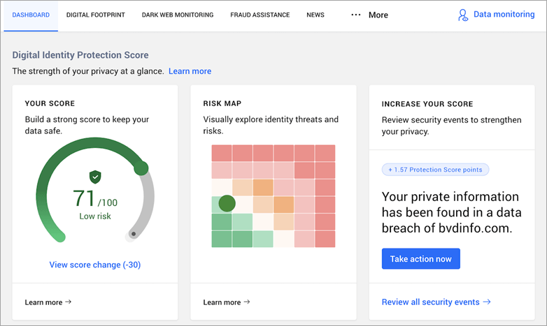 bitdefender digital identity protection scrore bitdefender digital identity protection scrore