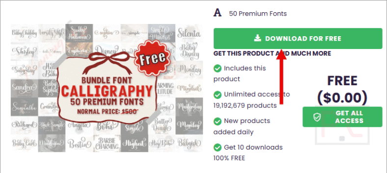 Calligraphy Font Bundle Giveaway Download for Free
