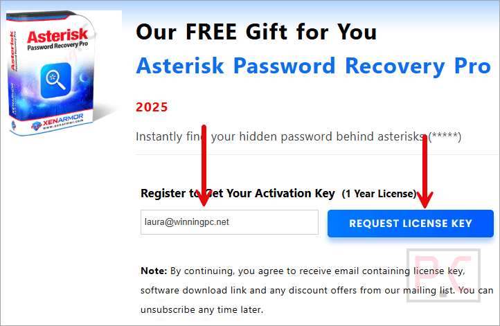 giveaway page xenarmor asterisk password recovery pro giveaway page xenarmor asterisk password recovery pro