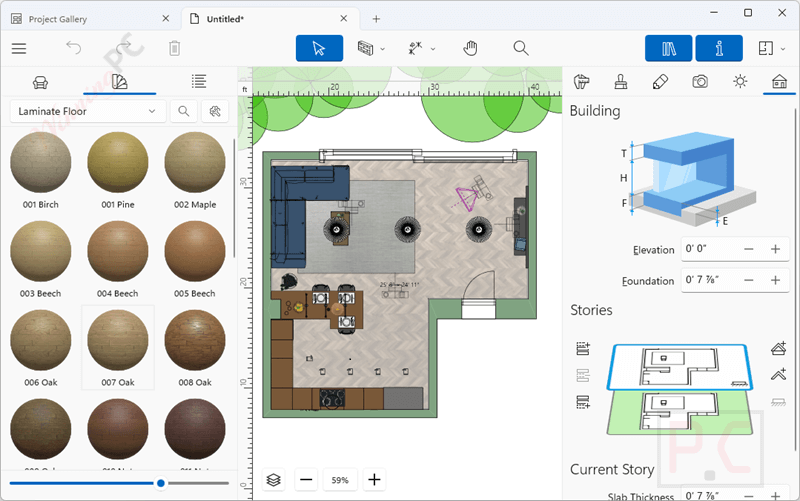 live home 3d customize color