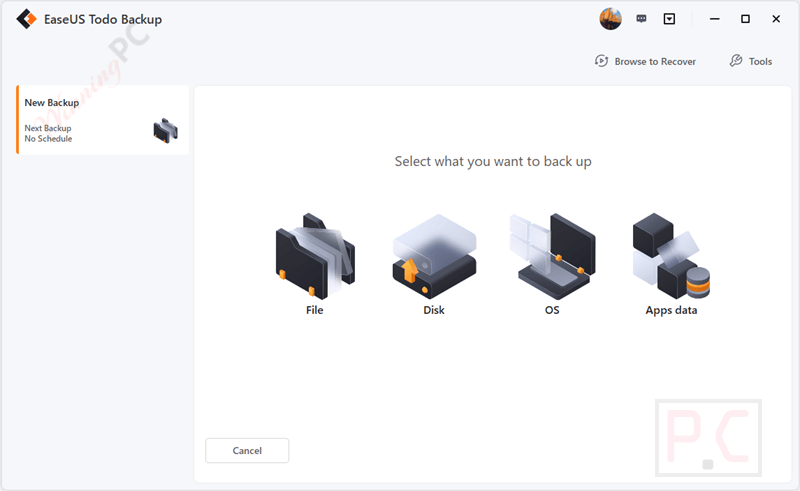 new backup easeus todo backup home free