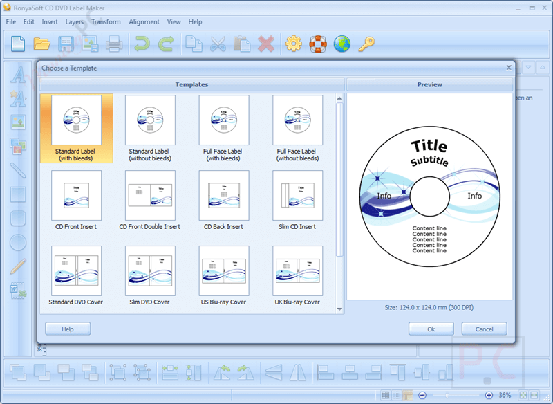 template ronyasoft cd dvd label maker