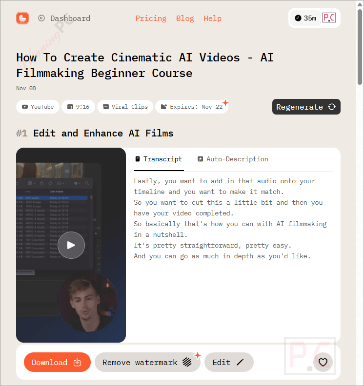 ai video cut download video AI Video Cut