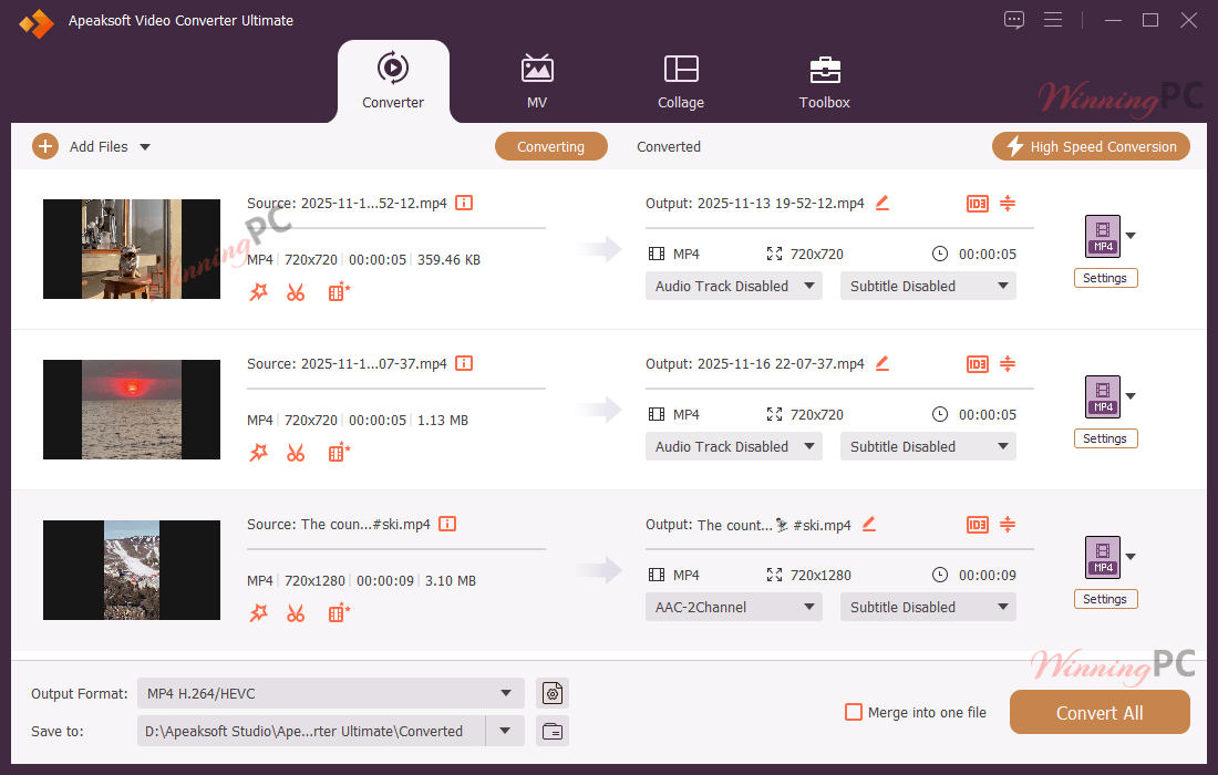 apeaksoft video converter ultimate screenshot apeaksoft video converter ultimate screenshot