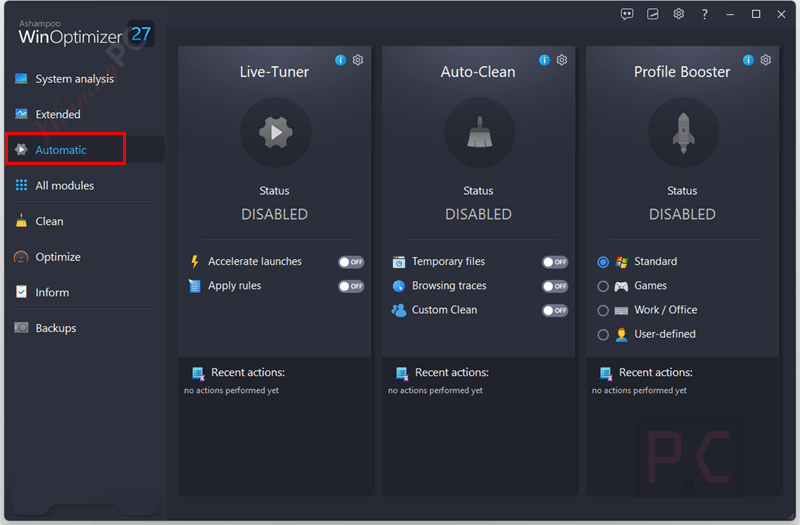 automatic ashampoo winoptimizer automatic ashampoo winoptimizer