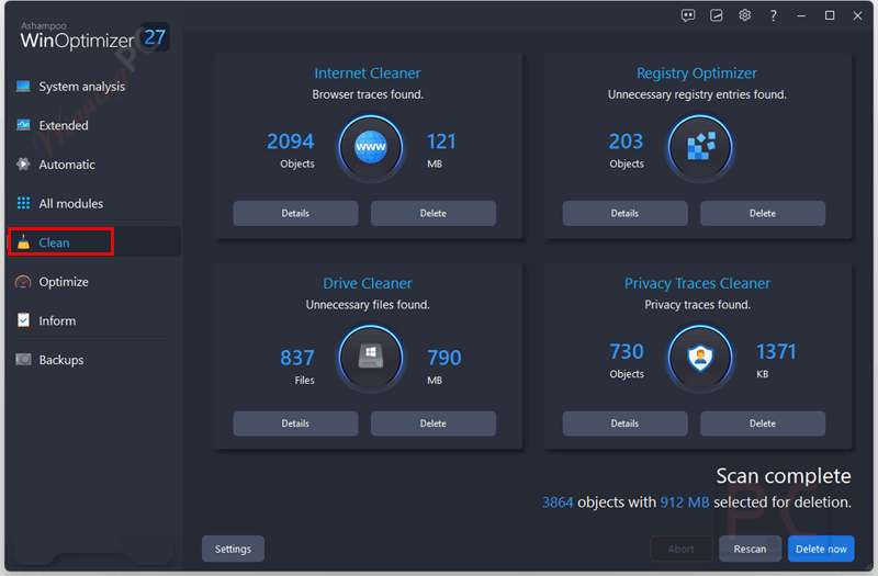 clean ashampoo winoptimizer clean ashampoo winoptimizer