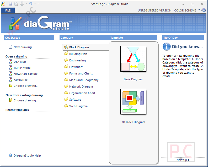 diagram studio main screenshot coupon