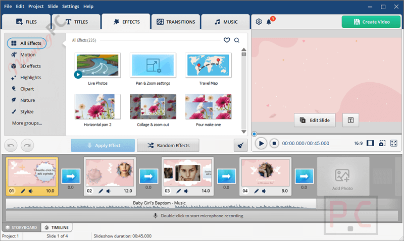 effects smartshow 3d