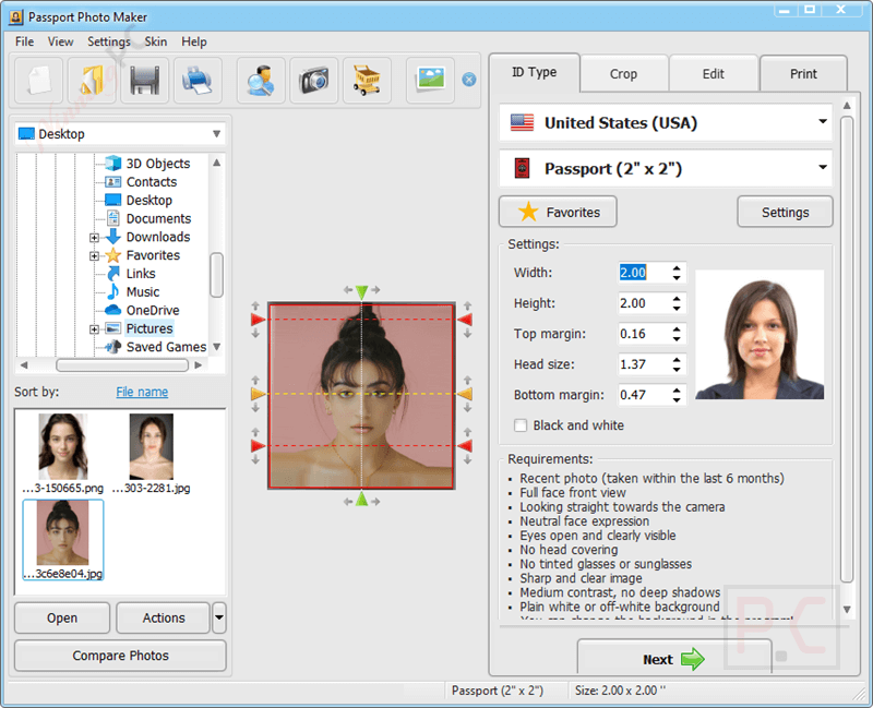 insert image passport photo maker