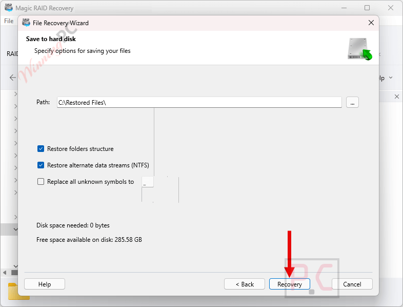 magic raid recovery location magic raid recovery location