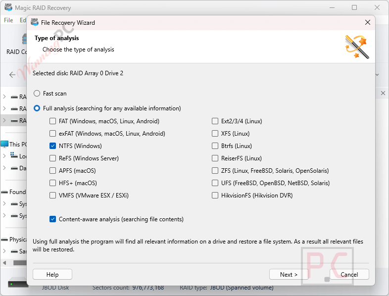 magic raid recovery types of analysis magic raid recovery types of analysis