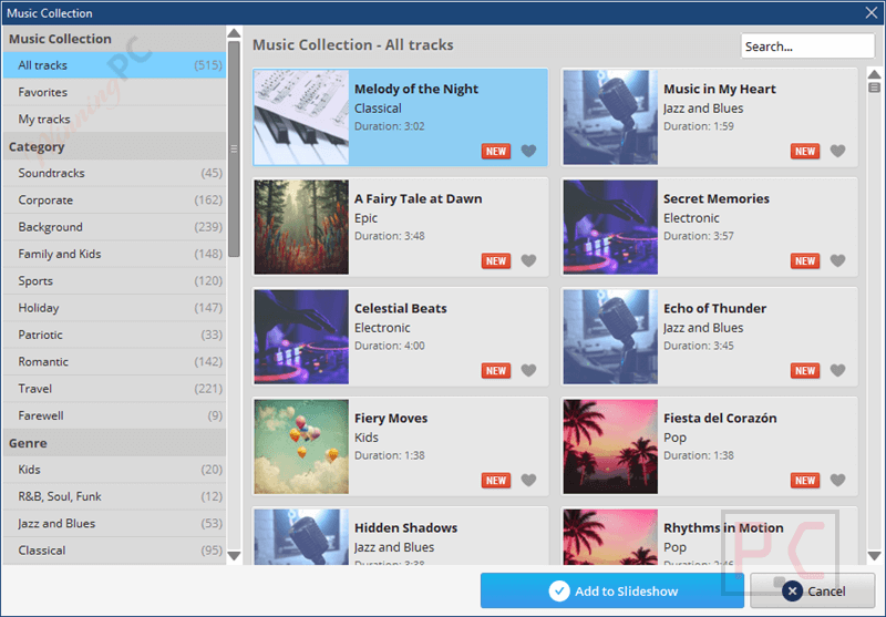 music collection smartshow 3d