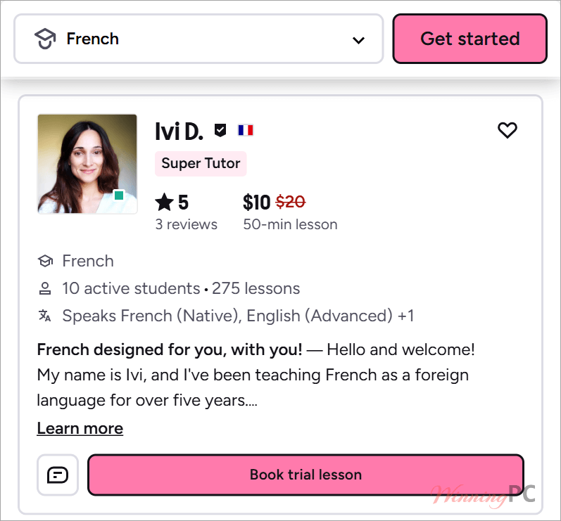 preply find a tutor Preply Screenshot