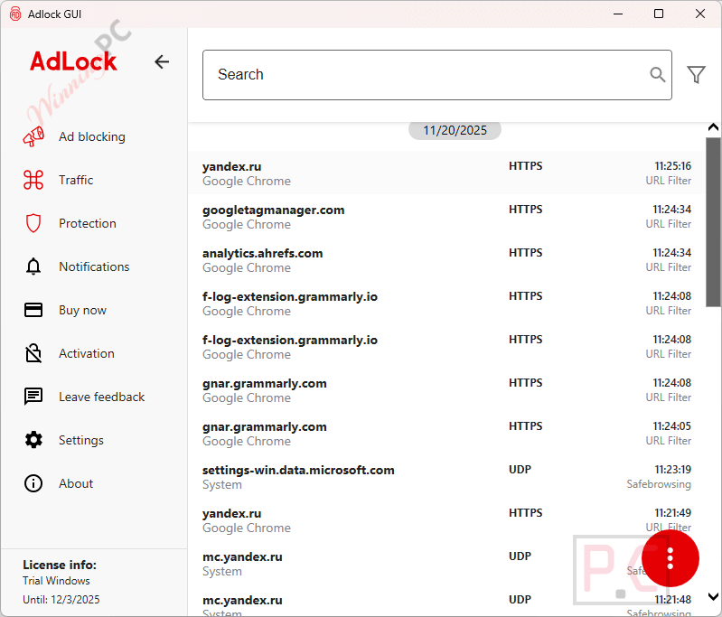 protection statistics adlock premium