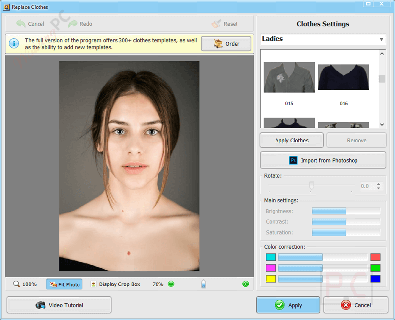 replace clothes passport photo maker