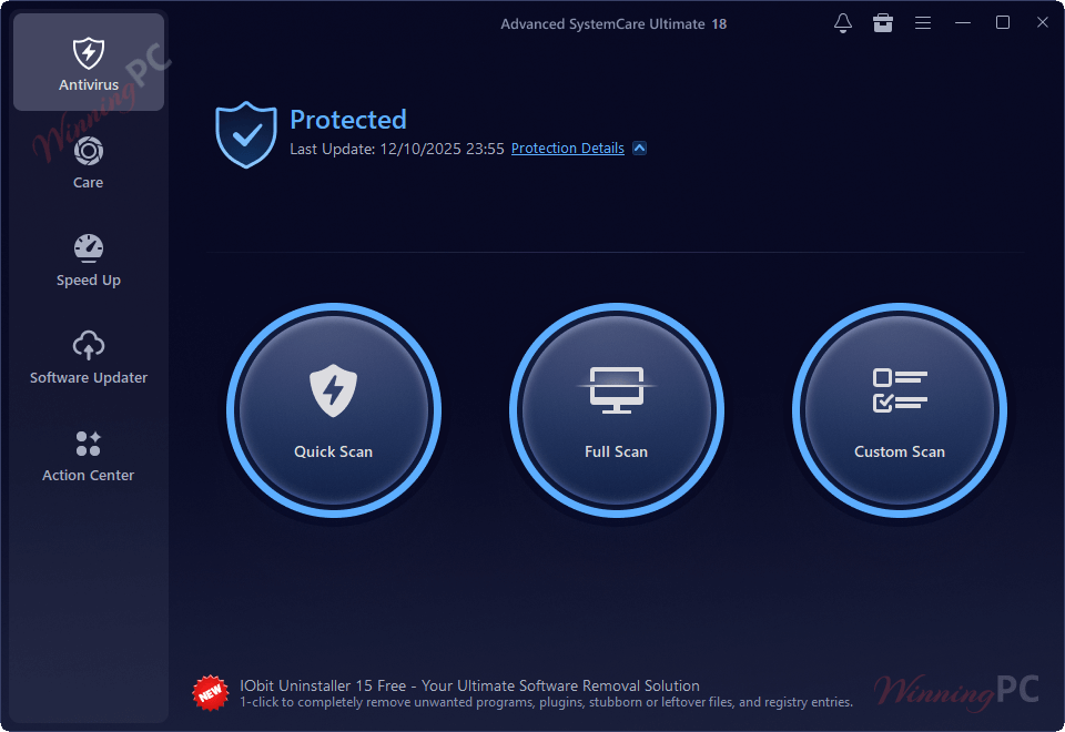 advanced systemcare ultimate 18 antivirus screenshot advanced systemcare ultimate 18 antivirus screenshot
