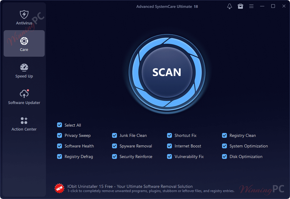 advanced systemcare ultimate 18 care module advanced systemcare ultimate 18 care module