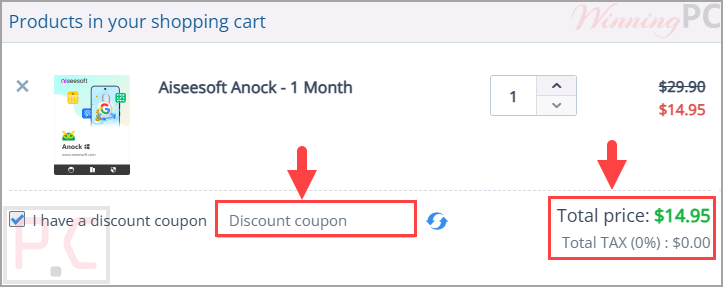 aiseesoft anock coupon code