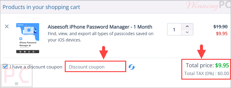 aiseesoft iphone password manager coupon code aiseesoft iphone password manager coupon code