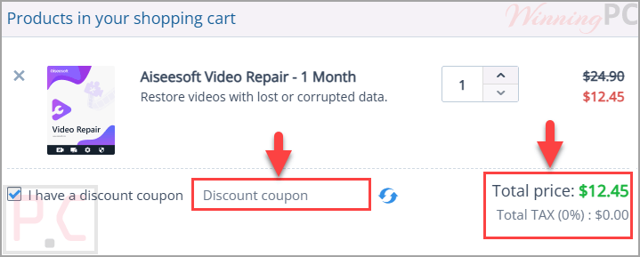 aiseesoft video repair coupon code aiseesoft video repair coupon code